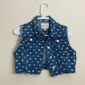 Delia's Denim Vest - Blue - Size Girls Small